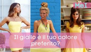 Significato colore giallo nell'abbigliamento - Modaeimmagine.it