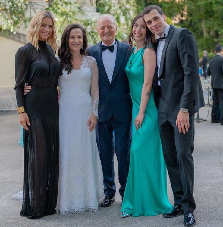 Aurora Ramazzotti e Michelle Hunziker al matrimonio