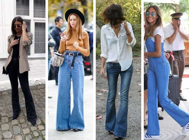 look pantaloni a zampa - modaeimmagine.it